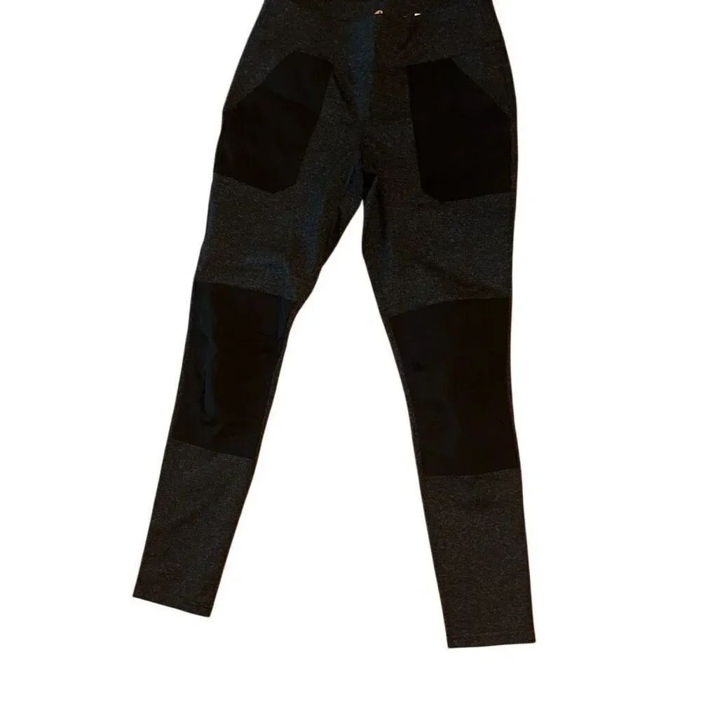 Carhartt FORCE FITTED lightweight UTILITY LEGGING women sz MED 8 gray/ black - Picture 12 of 12